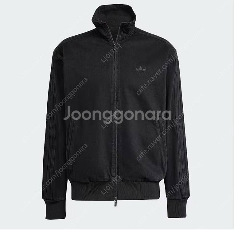 [XL] 아디다스 데님 파이어버드 트랙탑 블랙 흑청--1