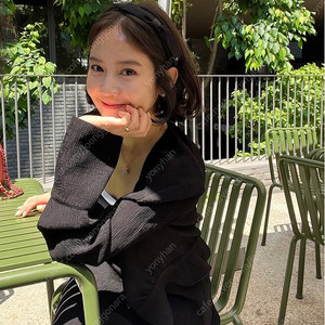 쇼트벗스터닝 링클 셋업 블라우스