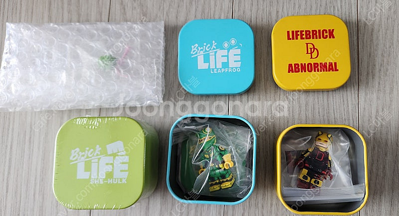 라이프브릭 쉬헐크/프로그맨/데어데블 레고커스텀 미니피규어 3개 일괄 팝니다.--1