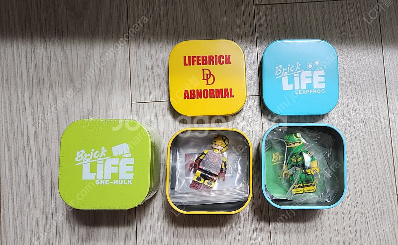 라이프브릭 쉬헐크/프로그맨/데어데블 레고커스텀 미니피규어 3개 일괄 팝니다.--0