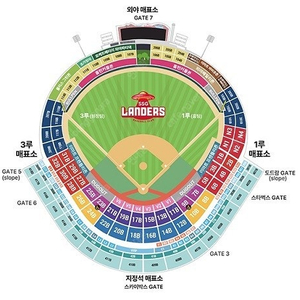 [주말][SSG vs KIA] 6/20일(금)~6/22일(일) "기아타이거즈" 3루 내야필드석, 외야필드석 2연석, 4연석 선착순 양도 (장당 1.8만)