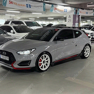 벨로스터 중고 할부 벨로스터 중고차 시세 회색 2021년식 66,964km 2.0 N 수원중고차