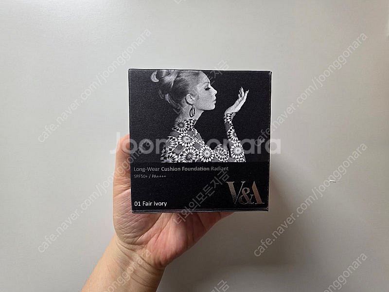 V&A 롱 웨어 쿠션 본품+리필 01 페어 아이보리 택...--0