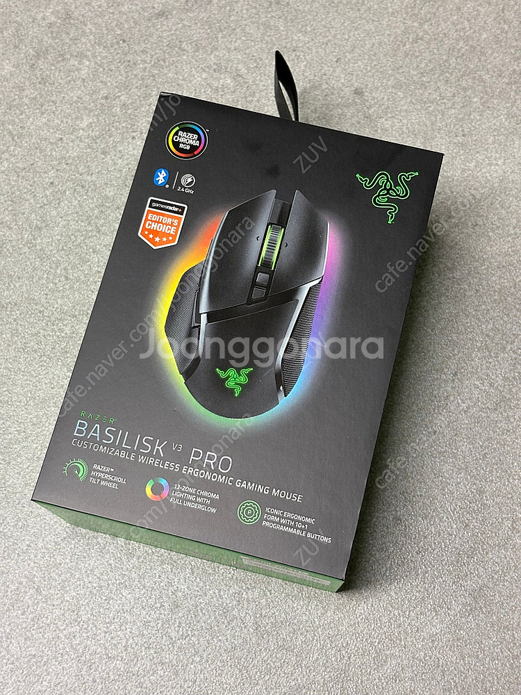 RAZER 레이저 바실리스크 v3 프로 정발 게이밍마우...--0