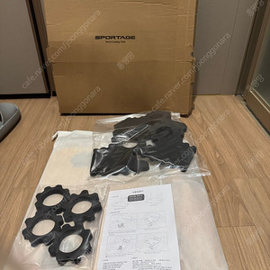 차량용 우드 테이블 미사용 제품 팔아여