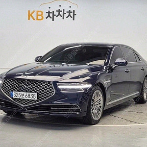 제네시스 G90 중고차 가격 제네시스 중고 파란색 2021년식 78,000km 3.8 GDI AWD 프리미엄 럭셔리 수원중고차