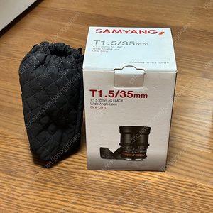 삼양 T1.5 35mm FE 마운트 시네 렌즈