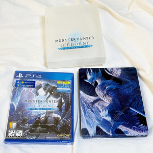 [미개봉] PS4 몬스터헌터 월드 아이스본 마스터 에디션 스틸북