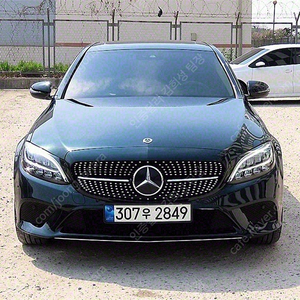 벤츠 인증중고 C클래스 중고 녹색 2019년식 C220 d 아방가르드 실거래 중고차