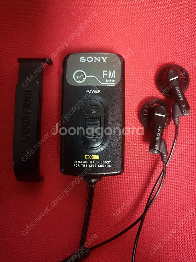 소니워크맨 WM-F507 무선리시버 풀세트 FM라디오가...--0