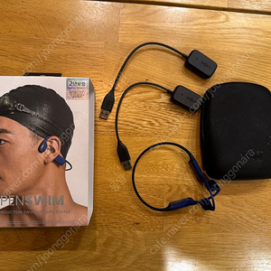 샥즈 오픈스윔 골전도 MP3(블루)판매 합니다!
