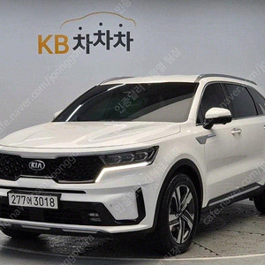 쏘렌토 중고 가격 쏘렌토 하이브리드 중고 쏘렌토 중고차 흰색 2021년식 HEV 1.6 2WD 시그니처 광이 번쩍번쩍