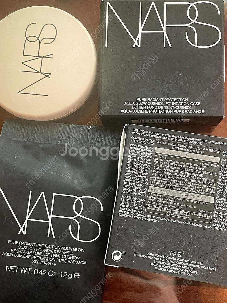 나스 퓨어 쿠션 + 케이스 (헤라 메이크업 픽서 증정)--0
