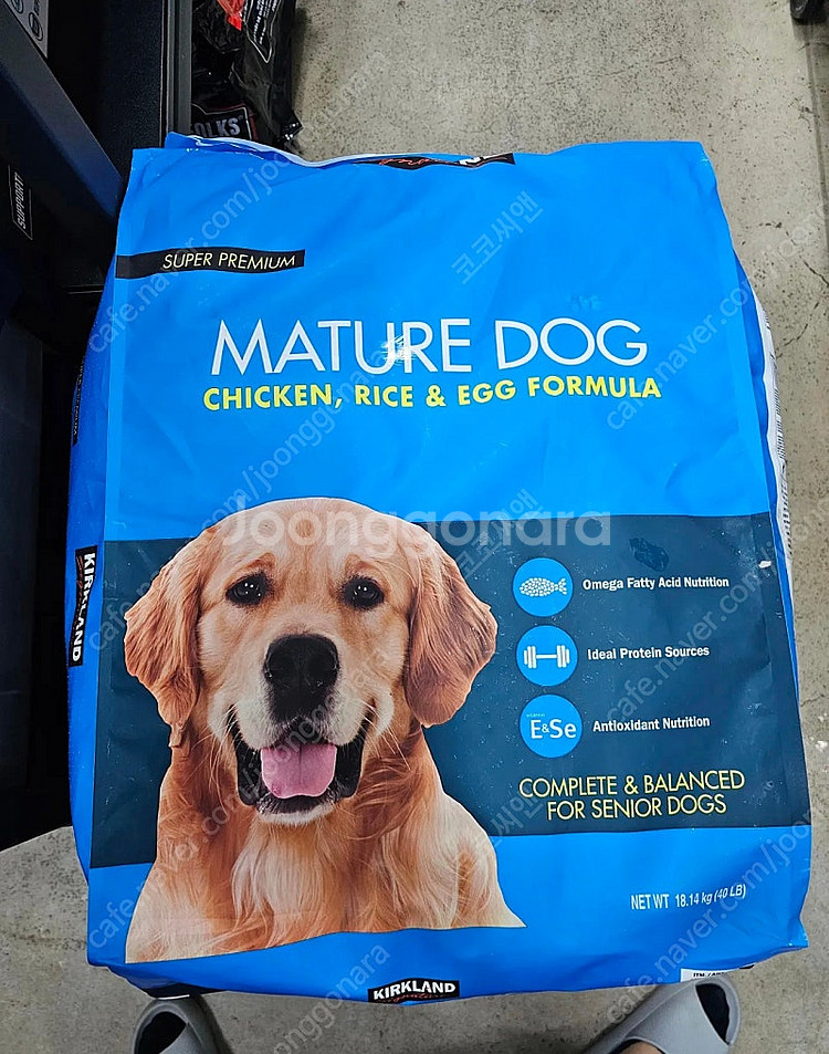 커클랜드 노령견 강아지 사료 7세이상 18.14kg--0