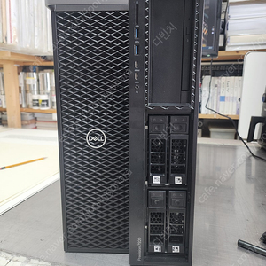 데이터 서버 혹은 워크스테이션 필요하신 분. Dell 7920 타워 워크스테이션 서버 제온 골드 2 CPU 40코어 80스레드 256G램 NVME M.2 1T, SAS HDD 6