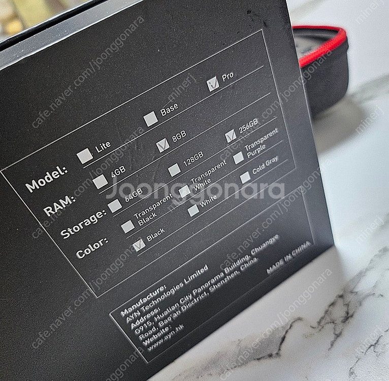 오딘 프로 256GB (한팡팩 256기가 sd 추가포함...--2