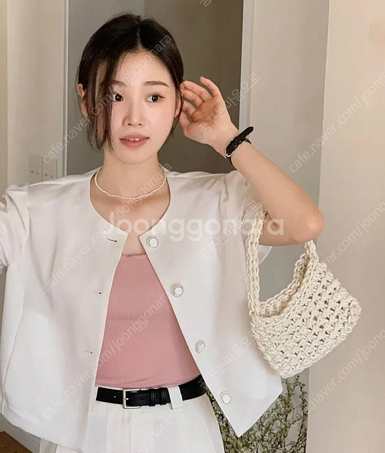 쇼퍼랜드 썸머 퍼프 자켓 아이보리--3
