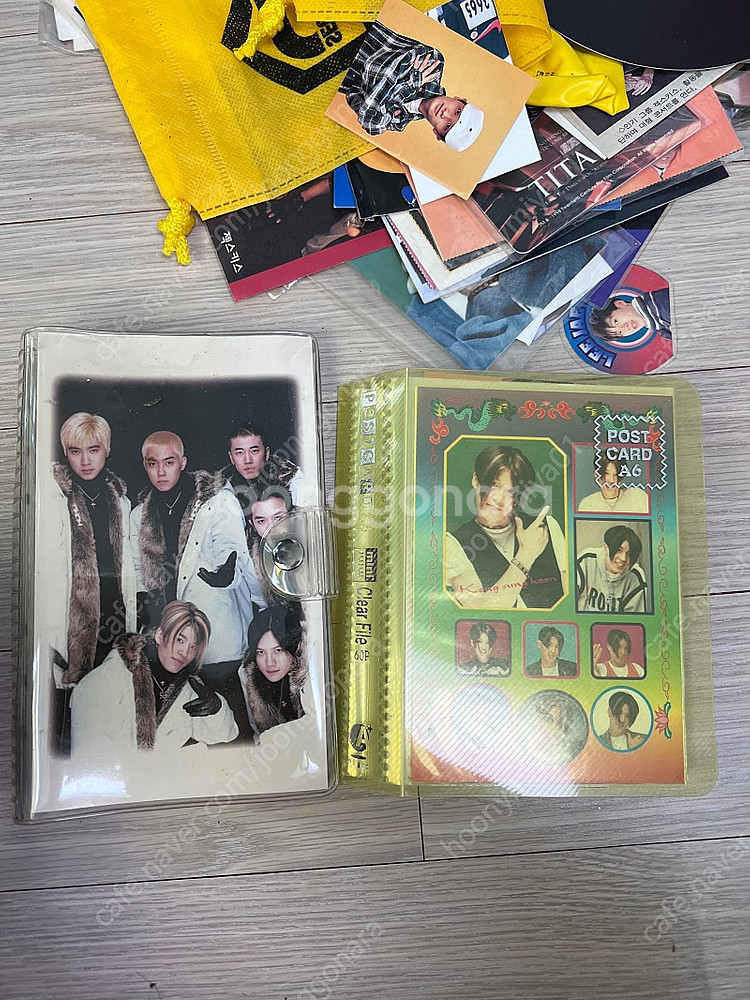 젝스키스 굿즈, 은지원굿즈, 98 영상집, 자서전 등등...--2