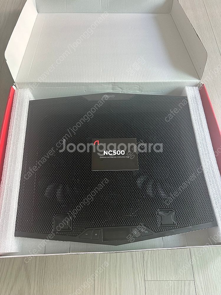 노트북쿨러받침대,NCORE NC500[블랙] 팝니다 거...--2
