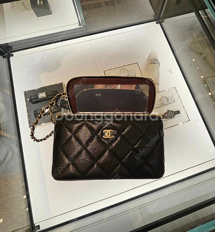 샤넬 베니티 직사각 블랙 캐비어 미개봉 새상품(정가)24.11월구매--3