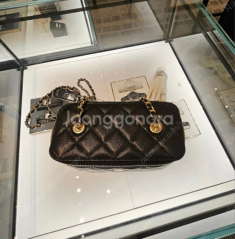 샤넬 베니티 직사각 블랙 캐비어 미개봉 새상품(정가)24.11월구매--4