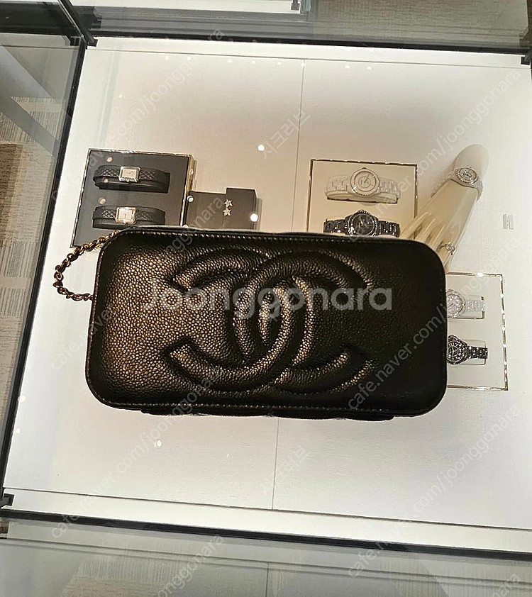 샤넬 베니티 직사각 블랙 캐비어 미개봉 새상품(정가)24.11월구매--5