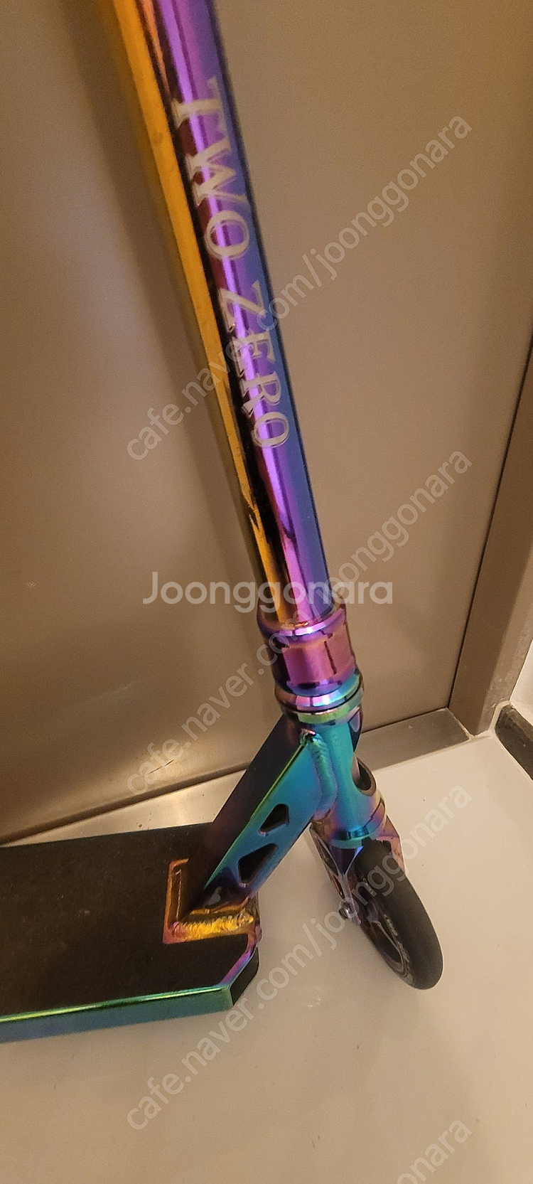 투제로 스턴트 두발 묘기 킥보드 레인보우--1