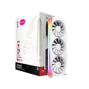 XFX 라데온 RX 9070 XT MERCURY RGB OC WHITE D6 16GB