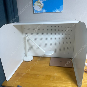 큐데스크 독서실책상 타공판 철제칸막이