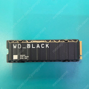 WD black SSD sn850x 히트싱크 2TB