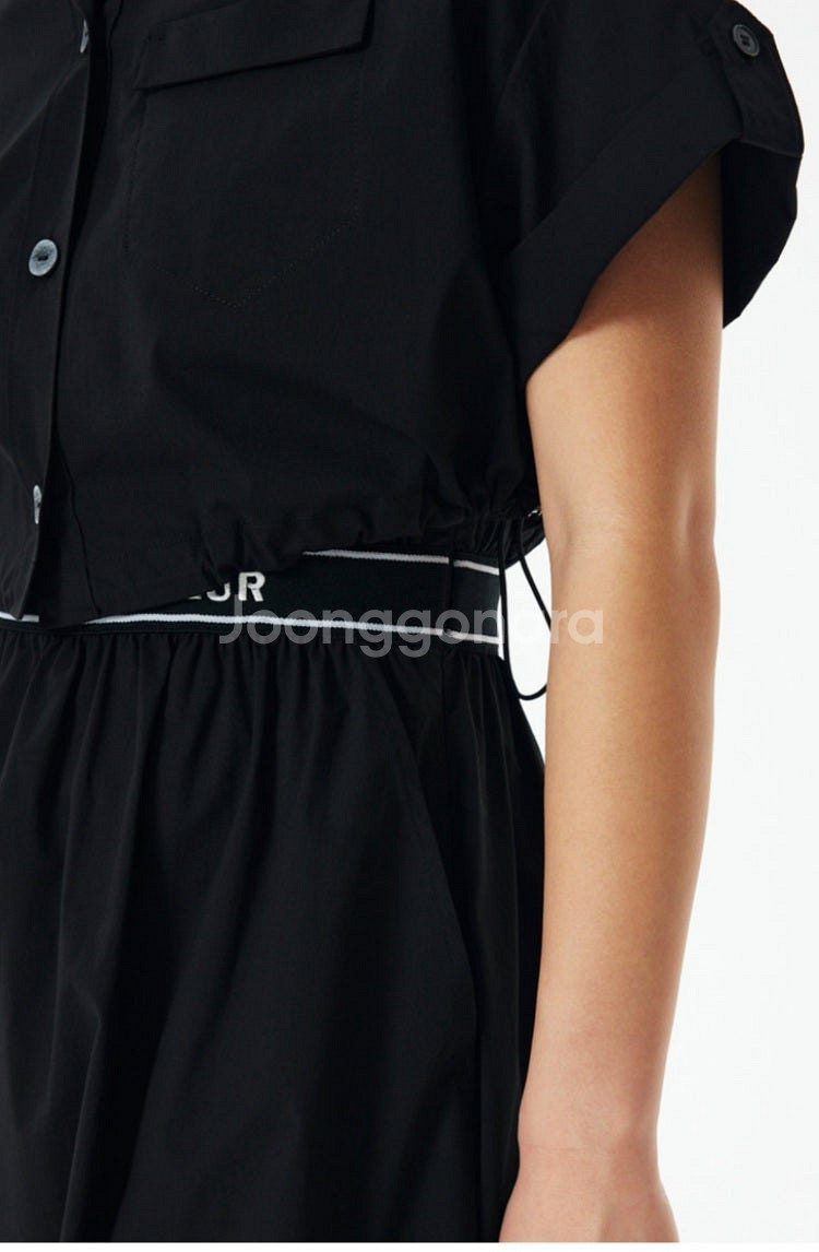 [새상품]보브(VOV) 셔츠 레이어드 밴딩 원피스(2024신상)--3