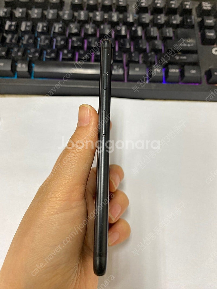 501260 아이폰7 매트블랙 액정SS급 128GB 배...--5