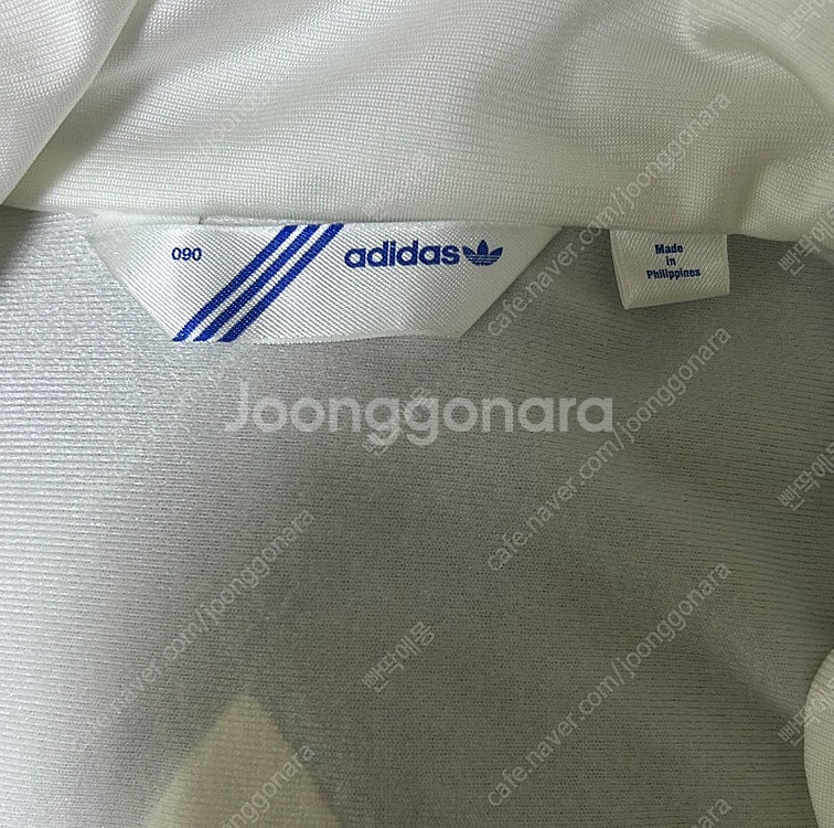 아디다스 파이어버드 져지 빅로고 화이트 실버 셋업 세트...--7