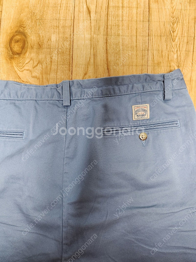 폴로 코맥 치노 반바지 블루 34사이즈--1