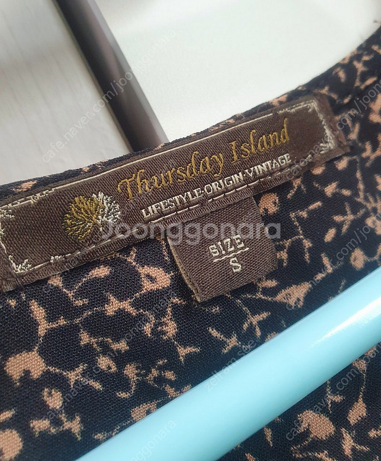 택포) 써스데이아일랜드 튜닉 플라워 원피스 s사이즈--7