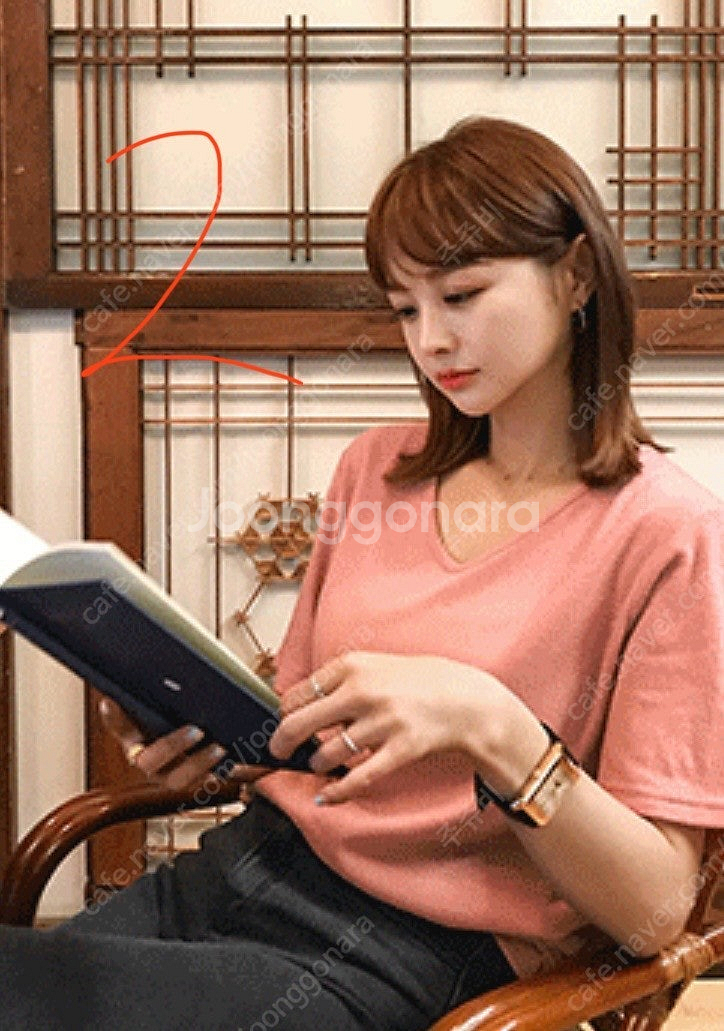 임블리 트위 보세 여름옷 반팔 블라우스 트위드 생지데님--2