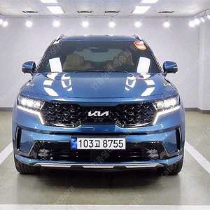 43,653 km 쏘렌토 중고 가격 MQ4 디젤 2.2 4WD 그래비티 중고차싸게사기 파란색
