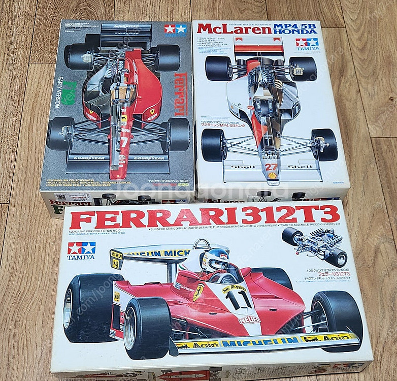 타미야 올드 F1 페라리, 멕라렌, 팝니다--3