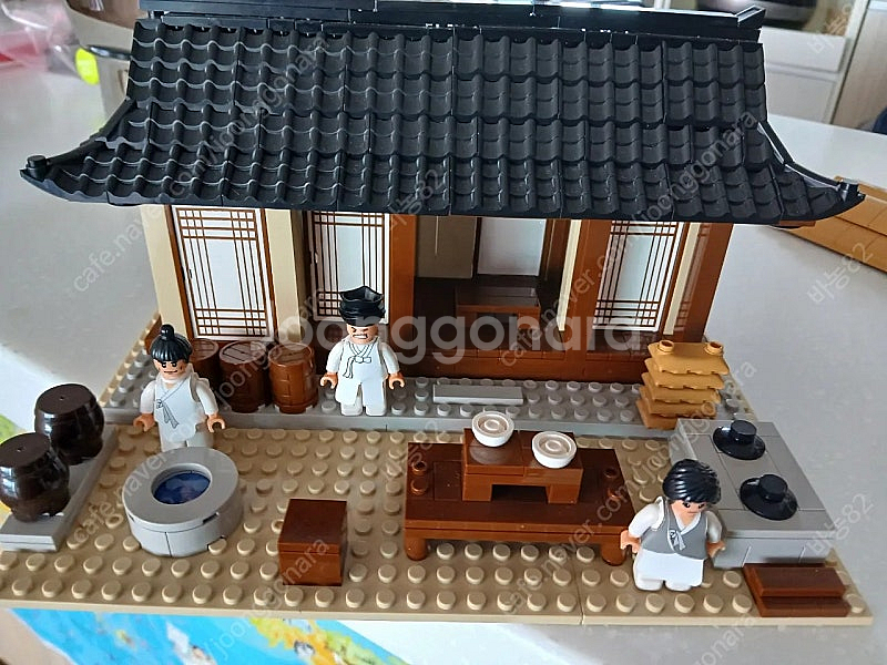 초가집.옛날집.양반집.기와집.옥스포드블록.레고.--0