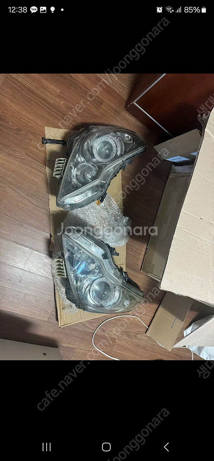 인피니티 g37s g35s 후기형 범퍼 라이트--5