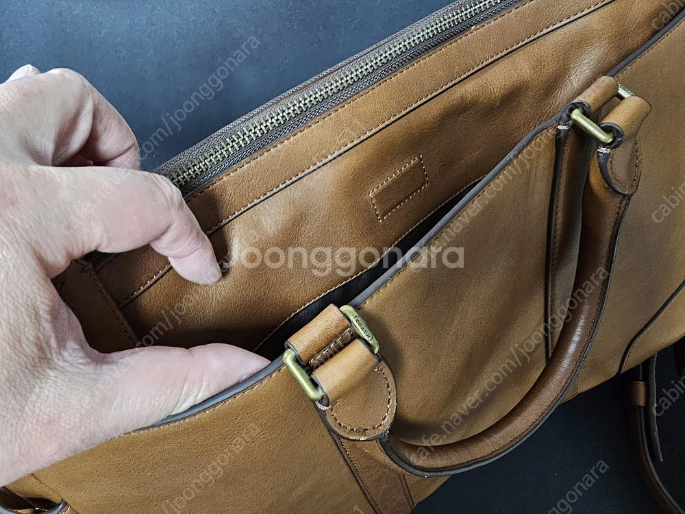 코치 정품 브라운 서류가방 새상품 팝니다.--4