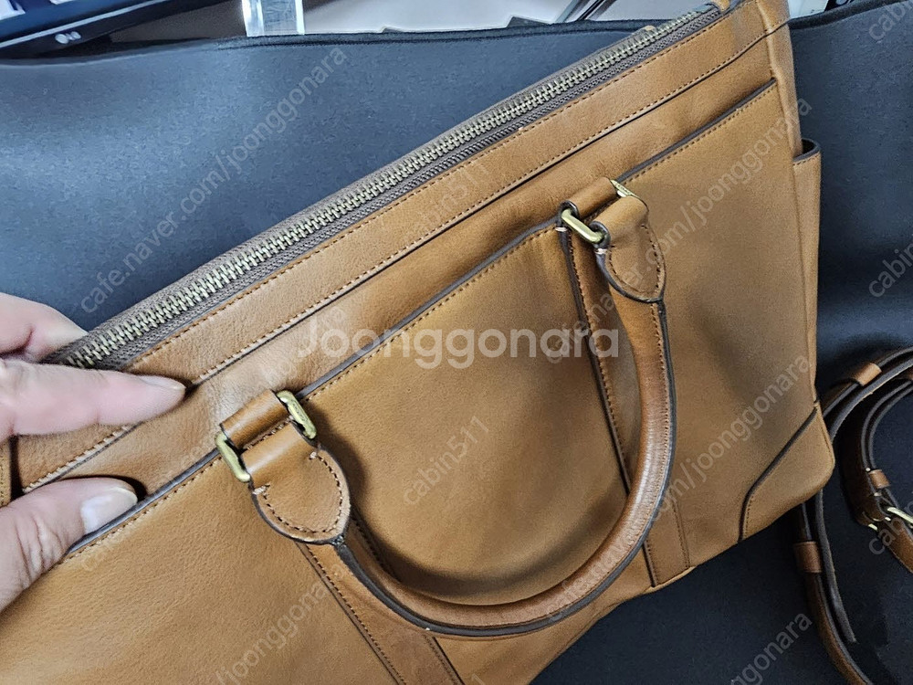 코치 정품 브라운 서류가방 새상품 팝니다.--5