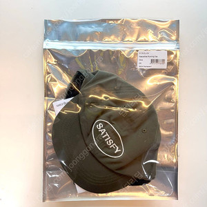 [새제품] 새티스파이 피스쉘 러닝 캡 올리브 Satisfy Peaceshell Running Cap Olive