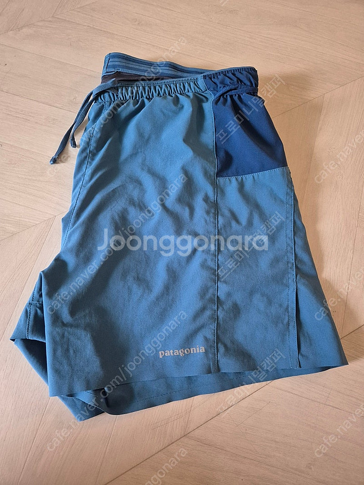파타고니아 스트라이더 프로 5인치 트레일러닝 반바지 웨이비블루 L사이즈--1