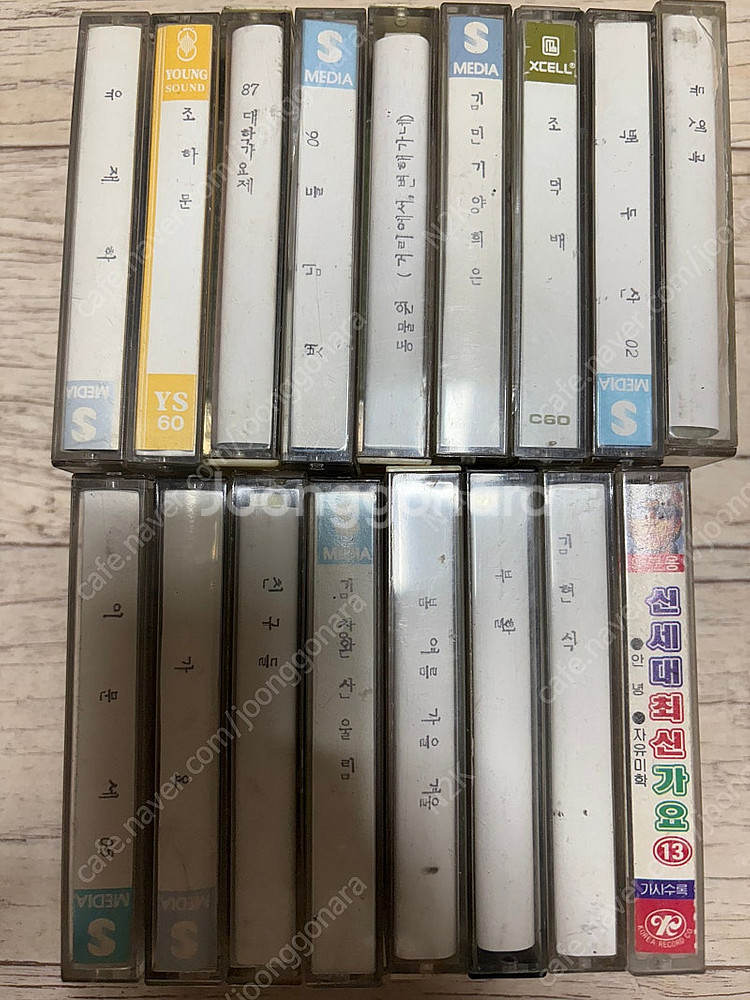 가요 카세트테이프 35개--1