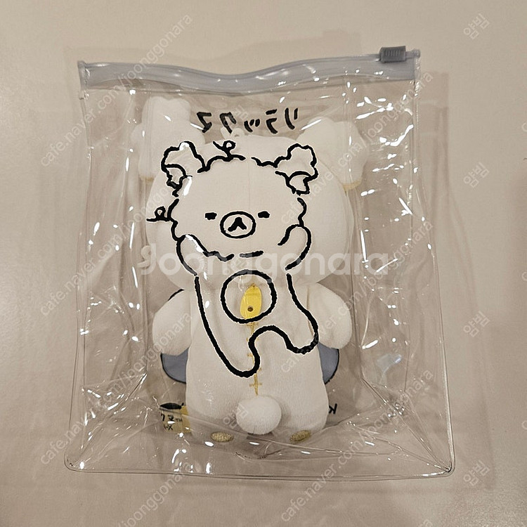 리락쿠마 고유루리 느긋한 화이트 인형--1