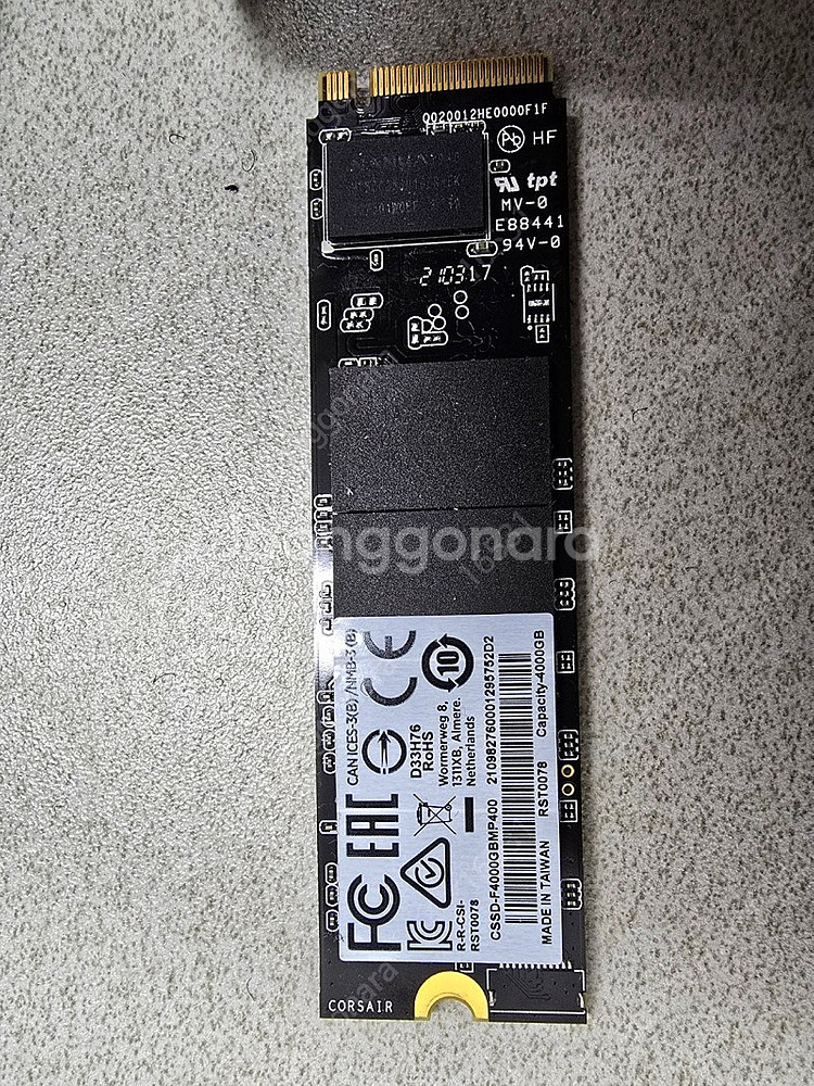 Corsair MP400 SSD 4TB 4테라--1
