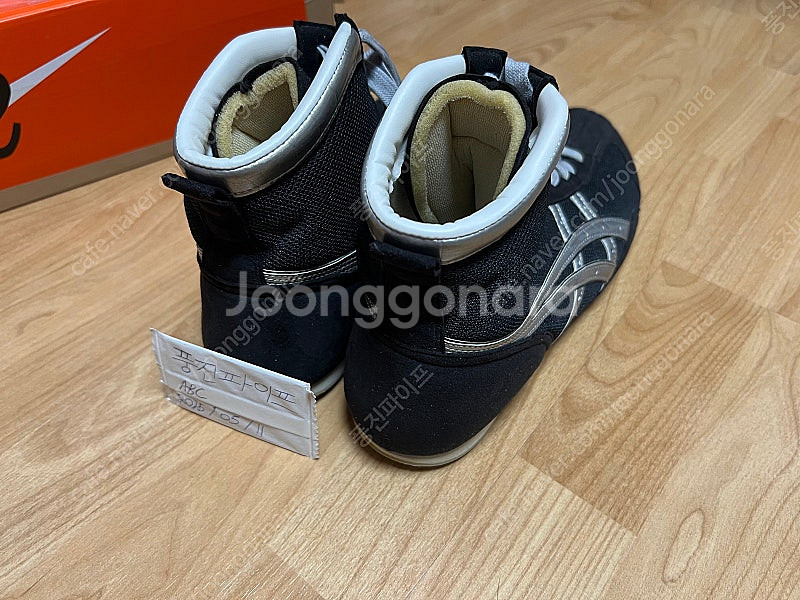 희귀 단종복싱화 아식스TBX-950 극미중고품 판매--2