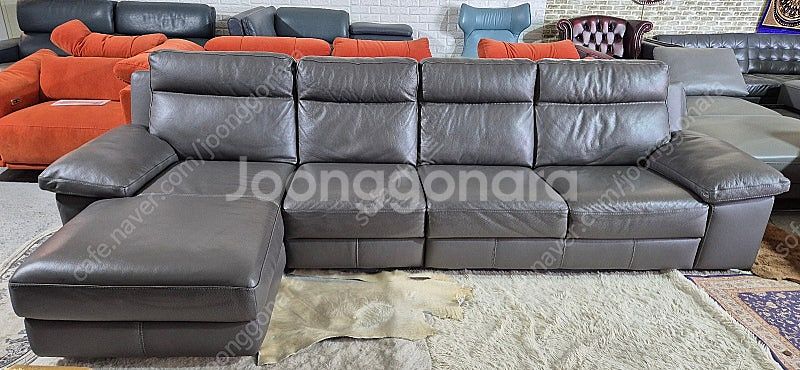 *판매* 칼리아 이탈리아 이태리 전체 천연가죽 4인 카...--0