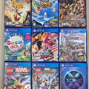 ps4 잇테이크투 캡콤벨트액션컬렉션 모두의골프 원피스버닝블러드 드퀘11 레고 마블 슈퍼히어로즈1,2 슈퍼비트소닉